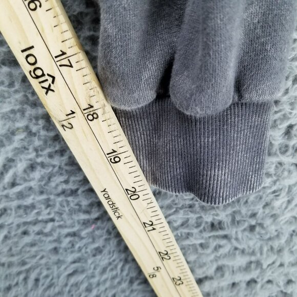 Buckle BKE Shirt Womens XS Gray Distressed  Side Slit Pullover Sweatshirt - Picture 5 of 10